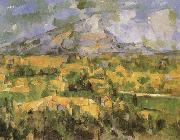 Paul Cezanne Mont Sainte-Victoire considering of Lesson Lauves France oil painting artist